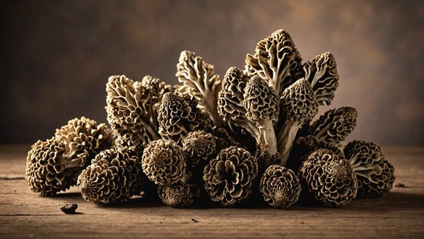 Découvrez les morilles séchées: saveur et arôme incomparables